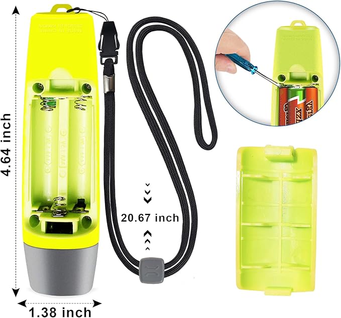ANIZR Electronic Whistles with Lanyard,Adjustable 3 Tone & 3 High Volume Hand Emergency Whistle Basketball Referee Whistle for Coach,Teacher,Police,Outdoor Camping Boating Hiking(with Battery)
