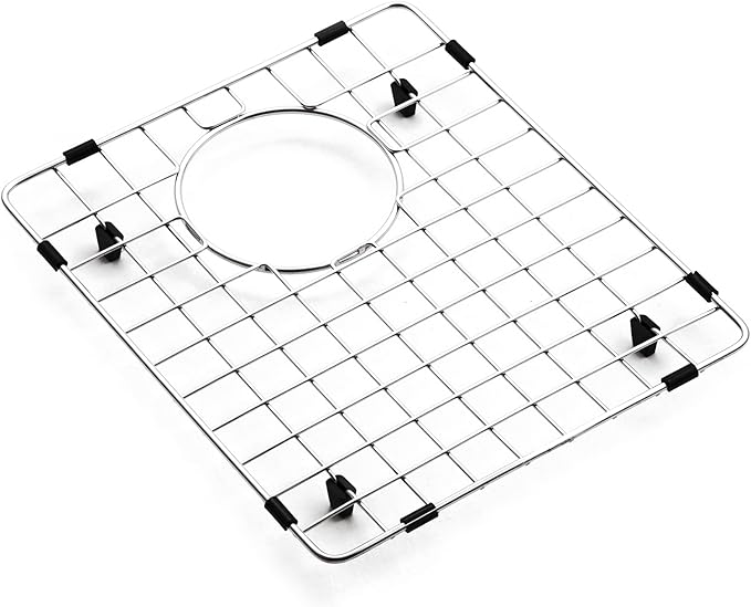 Houzer 629807 Wirecraft Stainless Steel Bottom Grid - Fits Only Houzer Quartztone Granite Sink Models M-300 and M-300U, Durable Metal Sink Protector Grate for Bottom of Sink