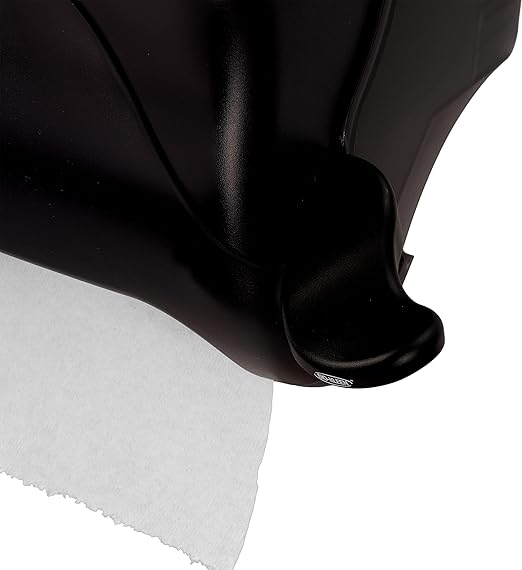 San Jamar Oceans Element Paper Towel Dispenser Fits All Core Sizes with Lever for Bathroom, Kitchens, and Restaurants, Plastic, 8.5 x 12.5 x 12.75 Inches, Black Pearl