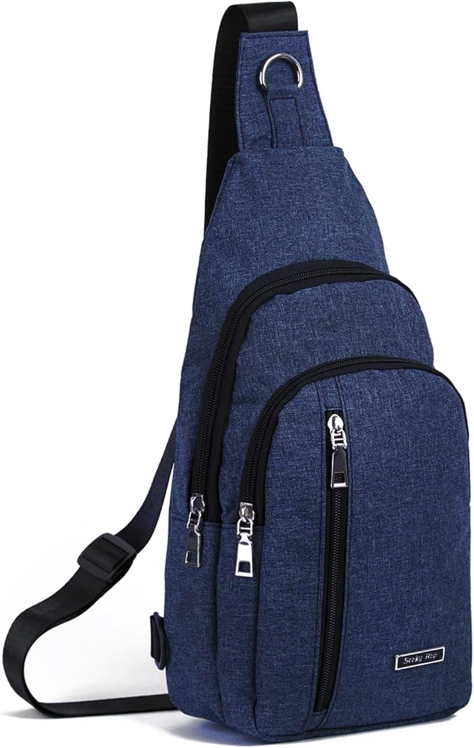Seoky Rop Small Sling Bag Crossbody for Men Women One Strap Shoulder Cross Body Bag Sling Backpack for Travel