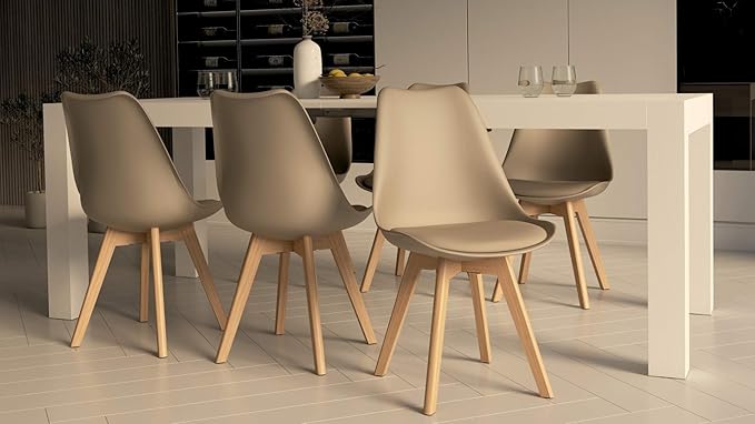 Mobili Fiver, Iacopo Extendable Dining Table, 55.1(86.6) x35.4 in, Ashwood White, Made in Italy