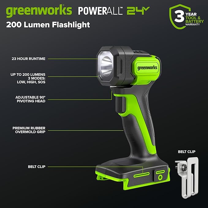 Greenworks 24V Cordless Brushless 5PCs Combo, Drill/Driver +Impact Driver +6.5" Circular Saw +Oscillating Tool +200LM Flashlight, 2.0Ah + 4.0Ah Batteries (24,000mAh Power Bank) and 65W USB-C Charger