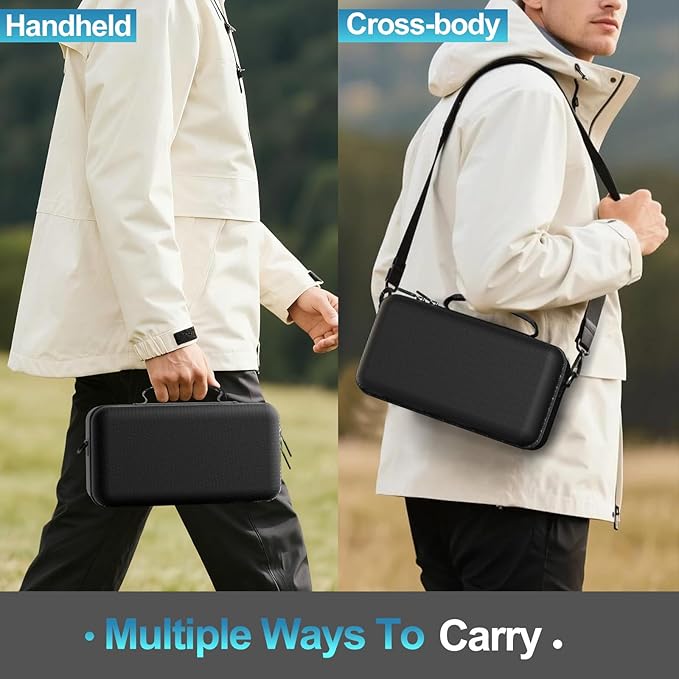 ProCase Hard Travel Case for Anker SOLIX C200 DC/MARBERO 88Wh Power Bank Station, Outdoor Carrying Storage Bag for 192Wh 60,000mAh Portable Power Station 200W Solar Generator with Adjustable Strap