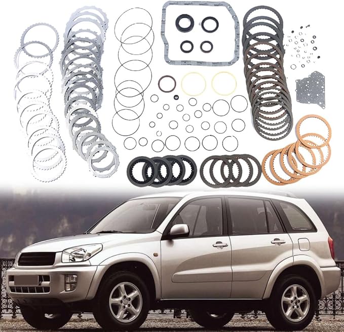 U140E U140F Transmission Master Rebuild Kit Overhaul Seals for Toyota Camry/Highlander/ RAV4 2000 2001 2002 2003 2004 2005 2006 2007 2008 Replace U140E U140F