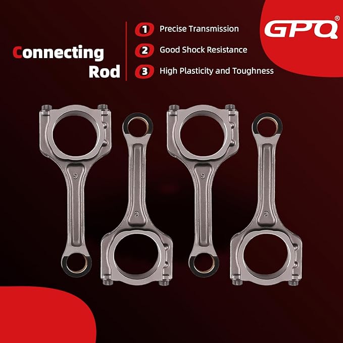 G4KJ 2.4L Engine Rebuild Overhaul Kit Crankshaft & Con Rods & Bearings Set & Head Gasket Set Fit For Hyundai Sonata Santa Fe Sport Tucson, Fit For Kia Sportage Optima Sorento 2.4 2011-2020