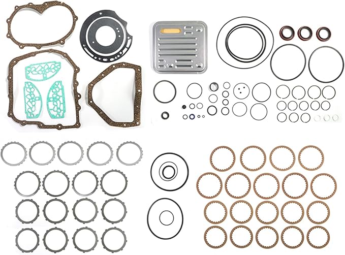 A604, 40TE, 41TE, F4AC1 Transmission Master Overhaul Rebuild Kit Fits for 1990-Up Stage 5 Transmission Rebuild Set