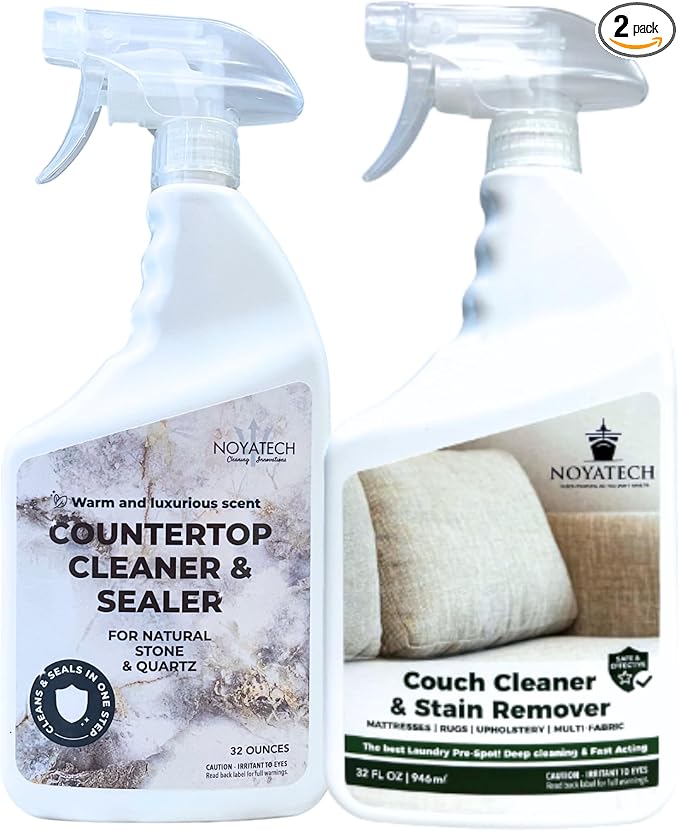 Couch Cleaner and Stain Remover Spray – Professional Strength, Multi-Surface Fabric and Upholstery Cleaner – Pet-Safe, Non-Toxic, Quick-Drying for Couches, Sofas & Car Interiors