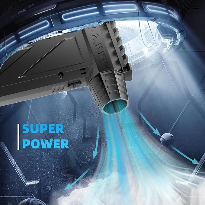 Compressed Air Duster, 180000RPM Super Power Cordless Electric Air Duster, Rechargeable Air Blower Desk Cleaning Kit for Computer Keyboard Home Car Outdoor Dust Removal