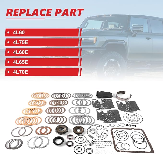 4L60E Master Rebuild Kit Transmission Overhaul 4L60E, 4L65E, 4L70E for Silverado 1500 for Canyon Sierra 1500 Auto Transmission Master Rebuild Kit