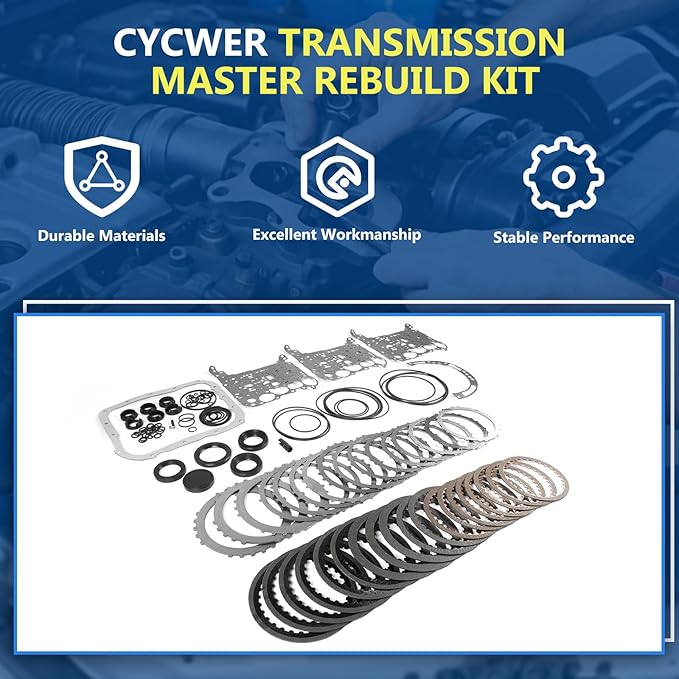 W4A42 F4A41 F4A42 Transmission Rebuild Kit Transmission Overhaul Master Rebuild Kit Fits for 2008-2011 Outlander 2.4L, Fits for 2006-2011 Sonata 2.4L, Replace OE W4A42 F4A41 F4A42