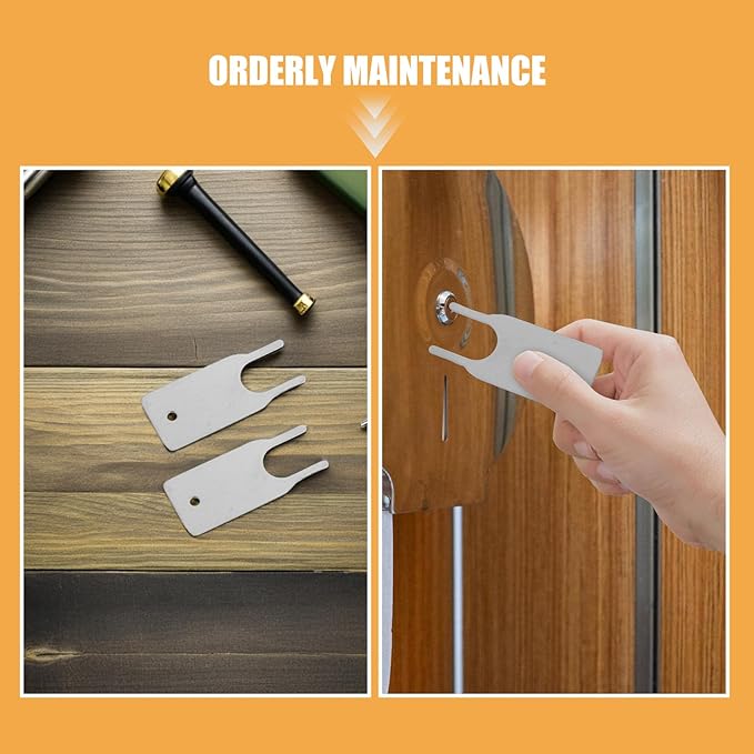 Generic 10PCS Paper Towel Dispenser Key Replacement Kits Toilet Paper Holders Hand Towel Dispensers Key for Commercial Home Living Room Use