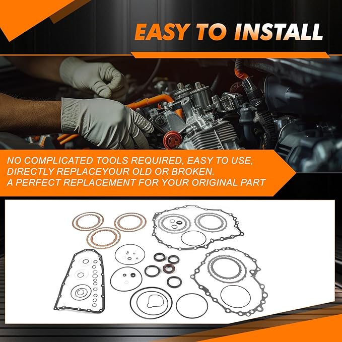 RE0F10A JF011E Transmission Rebuild Kit CVT Compatible with for NISSAN 2005-2011 Mitsubishi Outlander Galant Altima for SUZUKI 2010-2016 for Jeep 2007-2014 Compass/Patriot After-Market Parts