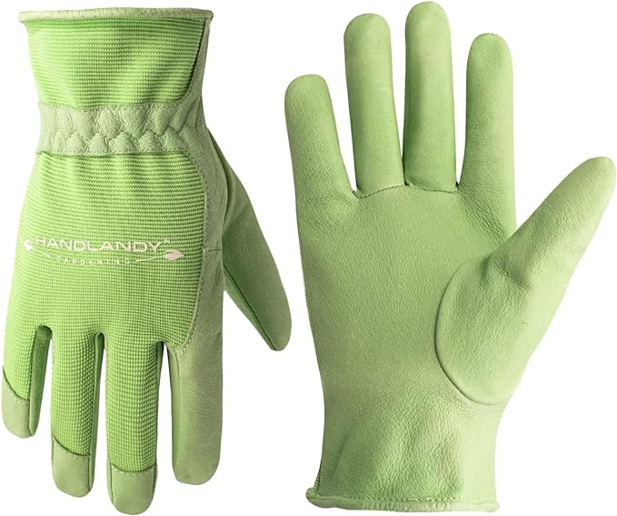 HANDLANDY Women Safety Work Gloves Utility Touch Screen Working Grip Glove for Yardwork Gardening Breathable Mechanic Gloves