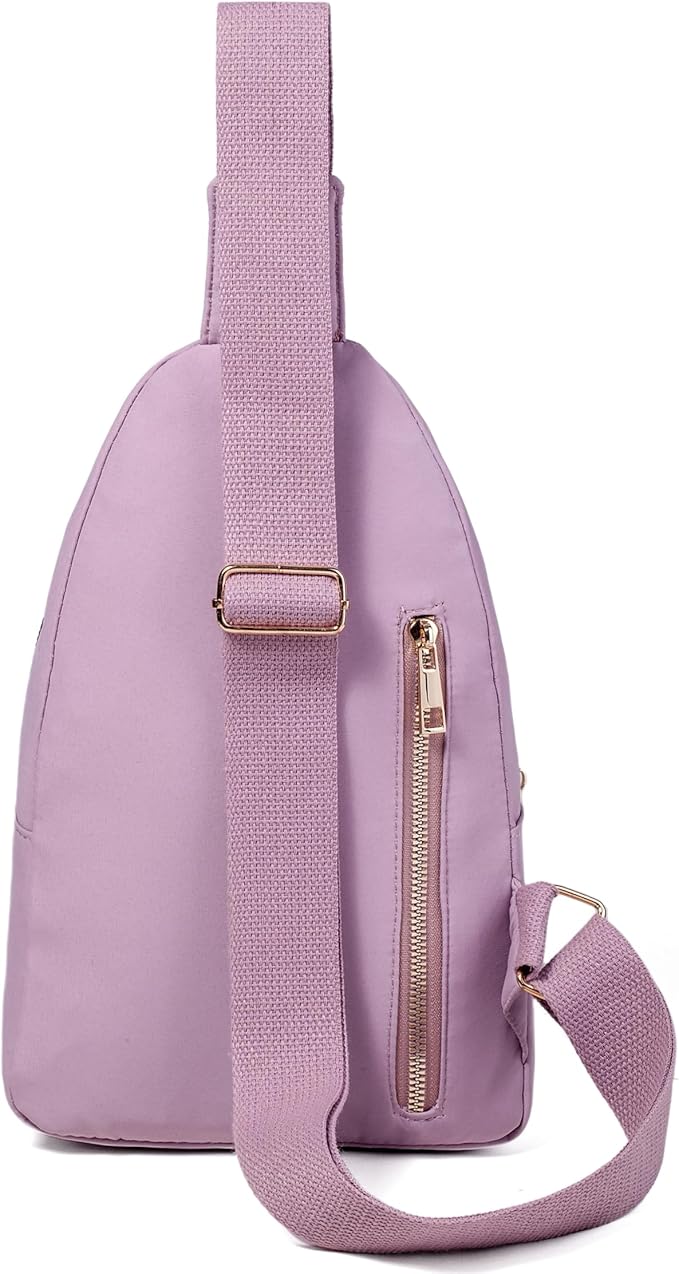 Crossbody Sling Backpack Sling Bag for Women, Small Chest Bag Daypack Fanny Pack Cross Body Bag for Hiking Traveling Outdoors
