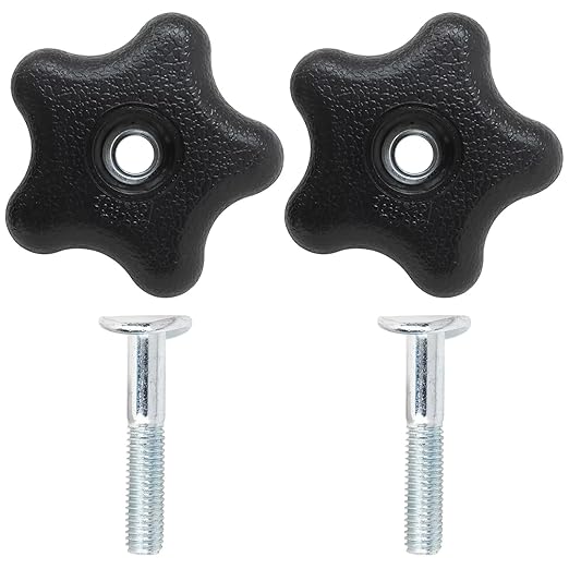 Upgraded 2X Lawn Mower Handle Bolt and Knob Kit Used On Snowthrowers and Walking Lawnmowers, Compatible with Toro Titan Models