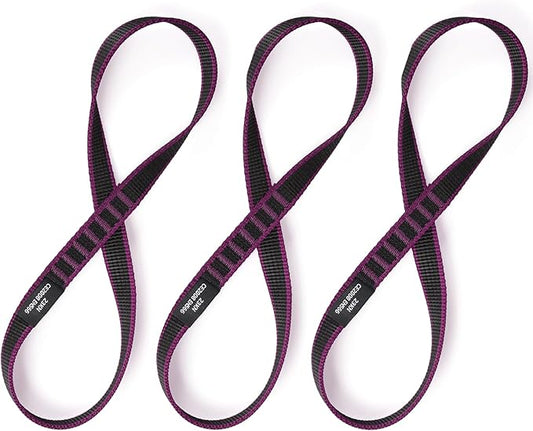18mm Nylon Climbing Sling Runner 23KN CE2008/EN566 Certified - Webbing Straps for Outdoor Rock Climbing, Rappelling, Swing, Yoga Hammock etc