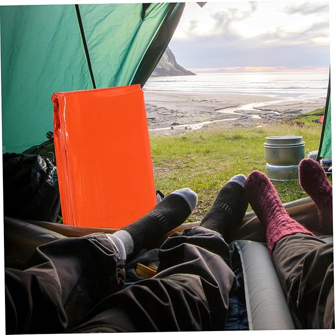 Lightweight Emergency Survival Portable Thermal Bivy Sack with Reflective PE Aluminum Film for Camping Hiking Outdoor Activities and Travel