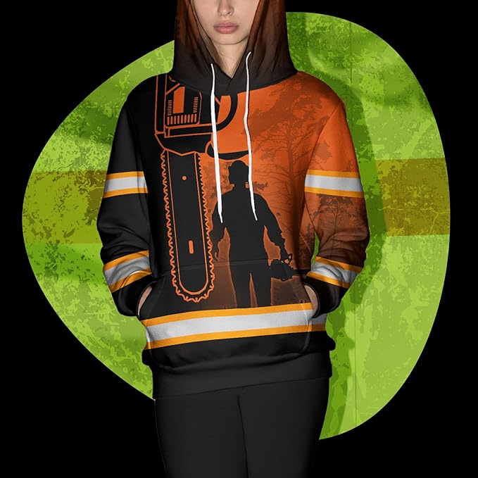 Matedecor High Visibility Hi Vis Hoodie for Men - Jobs Collection Custom Name Class 3 Reflective Safety Workwear