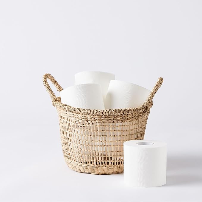Bumboo Bamboo Toilet Roll 24 Pack | Toilet Paper 3 ply, 300 Sheets | Plastic-Free, Soft, Strong, Sustainable & Biodegradable Toilet Tissue