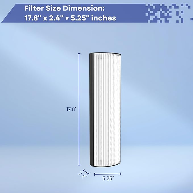Nispira TPP440 TPP440F Filter Replacement for Envion Therapure TPP540 TPP640 TPP640S AP200 Air Purifier True HEPA with Activated Carbon, 4 Pack