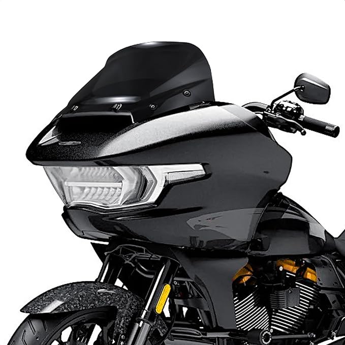 11.5" Wave Windshield Windscreen Wind Splitter Compatible for Harley CVO Road Glide FLTRXSE, CVO Road Glide ST FLTRXSTSE, Road Glide FLTRX 2024 for CVO Road Glide FLTRXSE 2023 (Black)