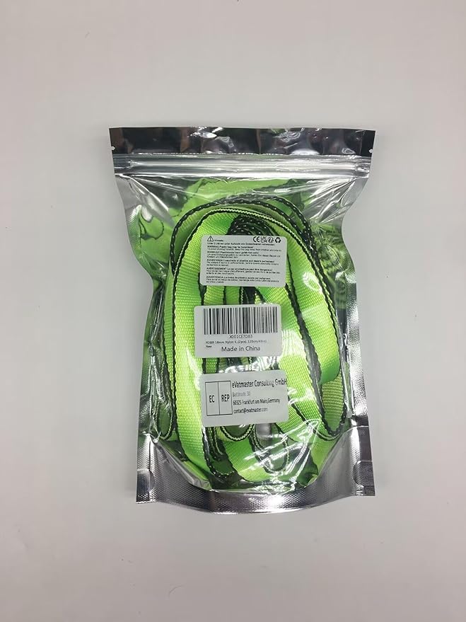 FOSER 18mm Nylon Climbing Sling Runner, 23KN Nylon Rope,Apply to Rock Climbing, Mountaineering, Hiking, Downhill, Emergency Equipment, etc