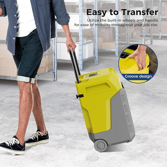 ALORAIR 170 Pints LGR Commercial Dehumidifier with Pump & Drain Hose, Portable Insutrial Dehumidifier for Basments, Home, Job Sites, Fit for 2,100 Sq.Ft Space with Wheels