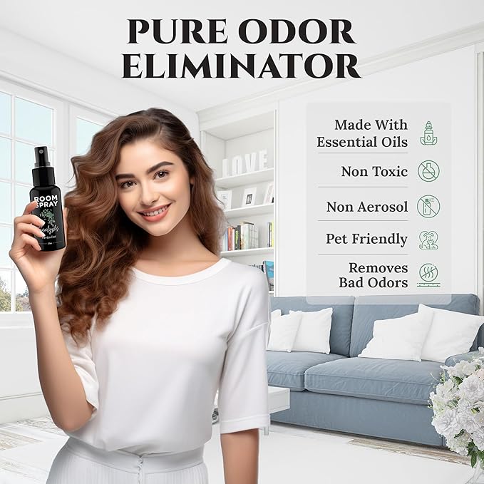 General Room Spray, Long Lasting Fragrance, Spa Fragrance Experience (Eucalyptus, 3 pack)