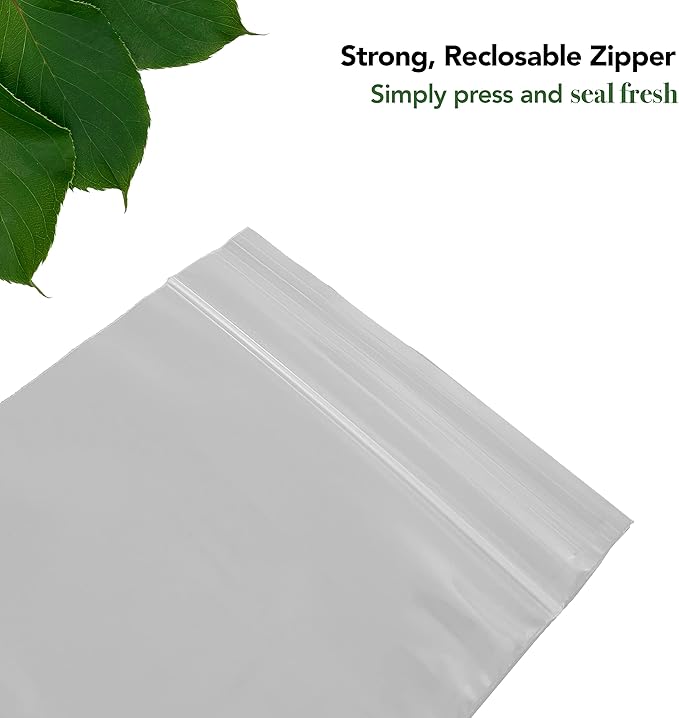 1.5 x 2 Inch Resealable Plastic Bags 1000 Pack — Clear Reclosable Mini Bags with Zipper Seal for Jewelry, Beads, Small Parts, Crafts, Hardware