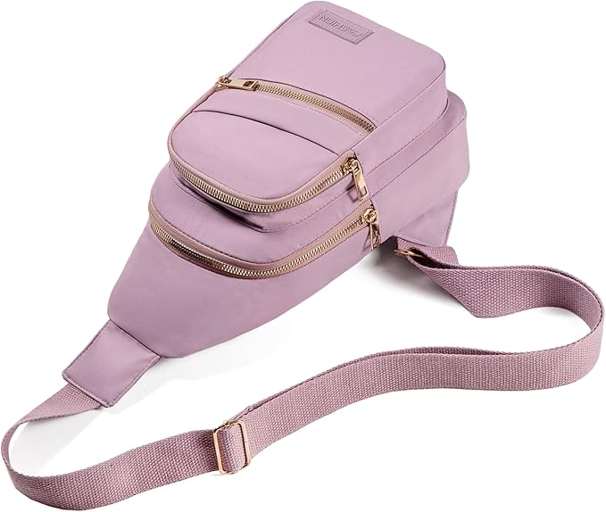 Crossbody Sling Backpack Sling Bag for Women, Small Chest Bag Daypack Crossbody Bag Fanny Pack for Outdoors Hiking Traveling