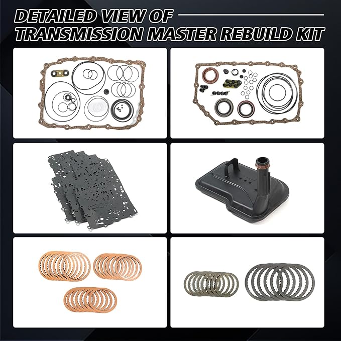 195901XLS Transmission Rebuild Kit with Filter 6L90 6L90E 6L80 6L80E Fits for ESCALADE STS-V EXPRESS 1500 2500 3500 4500 Repalce OE 195903XLS 195901XLS
