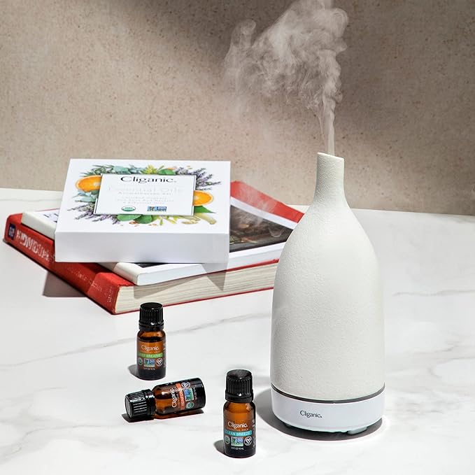 Cliganic Organic Lemongrass Essential Oil, 1oz - 100% Pure Natural Undiluted, for Aromatherapy Diffuser | Non-GMO Verified (Packaging May Vary)