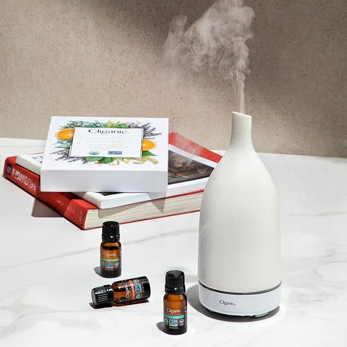 Cliganic Organic Spearmint Essential Oil, 1oz - 100% Pure Natural Undiluted, for Aromatherapy | Non-GMO