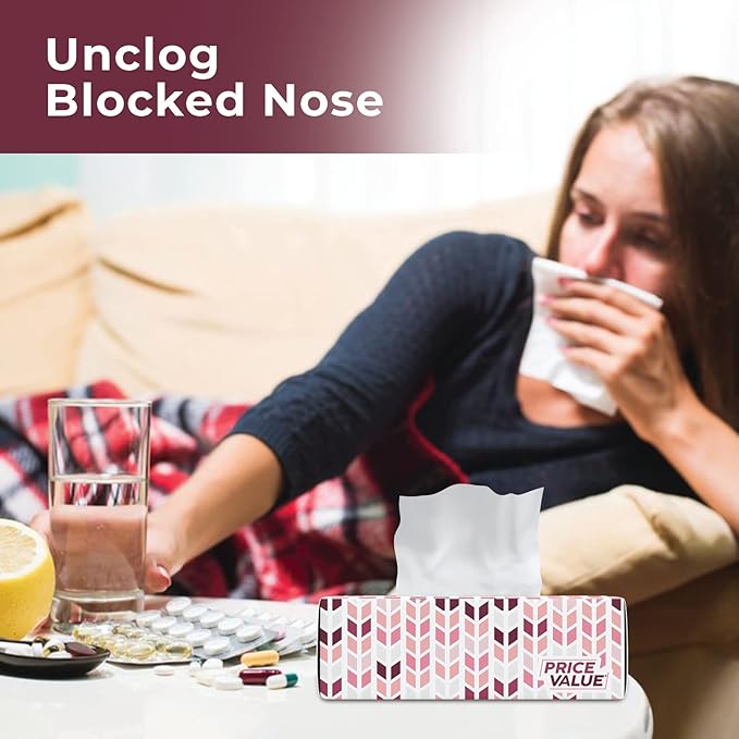Facial Tissues boxes 230 Sheets Per Box 8 Boxes. Premium Soft Gentle and Durable in A Stylish Box - 1,840 Sheets