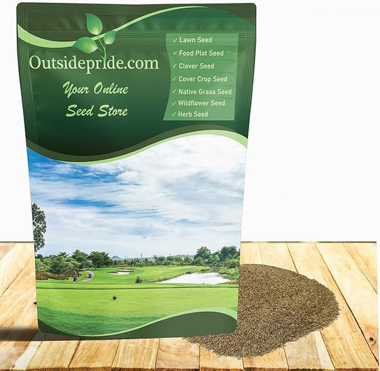 Outsidepride V8 Creeping Bentgrass Seed - 5 lbs. Fine-Bladed, Premium Quality Turf, Grass Seeds for Smooth Surface, & High-Traffic Areas, Ideal Grass for Golf Courses Putting Greens, & Fairways