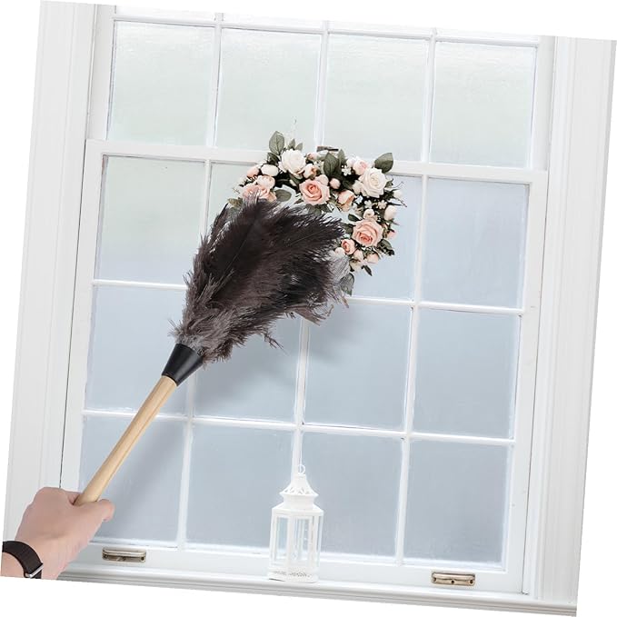 Natural Removal Brush Lightweight Cleaning Tool for Home Car Office with Soft Delicate Bristles and Hanging Practical for High and Reach Areas