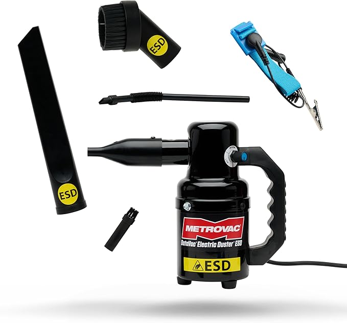 METROVAC ED-500-ESDV Variable Speed, Multi-Use Electronics and Computer Blower/Cleaner, Includes 3 Extra Filters