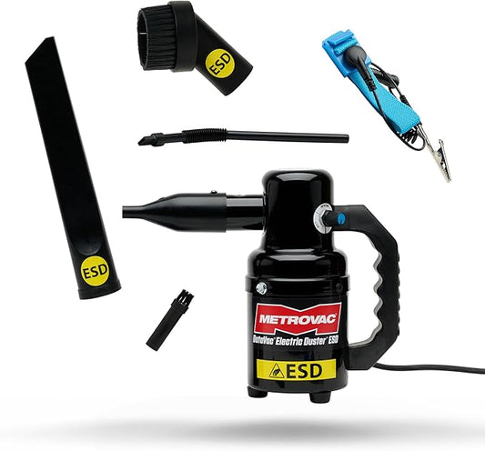 METROVAC ED-500-ESDV Variable Speed, Multi-Use Electronics and Computer Blower/Cleaner, Includes 3 Extra Filters