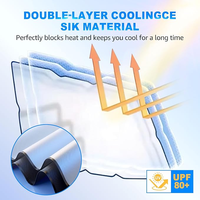 [2025 Upgrade] Car Windshield Sun Shade Umbrella - [10 Fiberglass Ribs][360° Bendable][100% Sun Block] [240T Thickened Titanium Silver ] Ice-Shield Protect Car from Sun Rays Heat Damage 57" x 31"