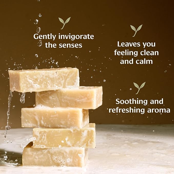 Banyan Botanicals Cedar Eucalyptus Soap – With Eucalyptus and Himalayan Cedarwood Essential Oil – Calming & Refreshing with an Invigorating Scent – 4 oz Bar – Free of Sulfates, Phthalates & Parabens