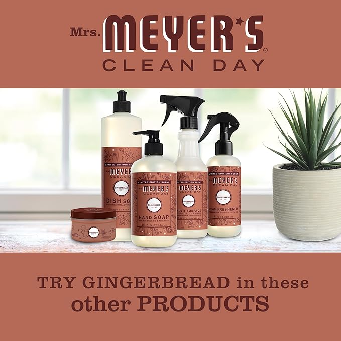 Mrs. MEYER'S CLEAN DAY Variety, 2 Liquid Hand Soap 12.5 OZ, 1 Liquid Dish Soap, 16 FL OZ, 1 CT (Gingerbread)