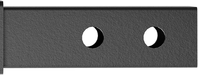 Dual Hitch Extender, 2 Inch Hitch Extension, Drop-Rise Tow Trailer Hitch Adapter, 4000 LBS Capacity Double Receiver Extender Fits Standard 2" Class III & IV Receivers for Cargo Carrier Bike