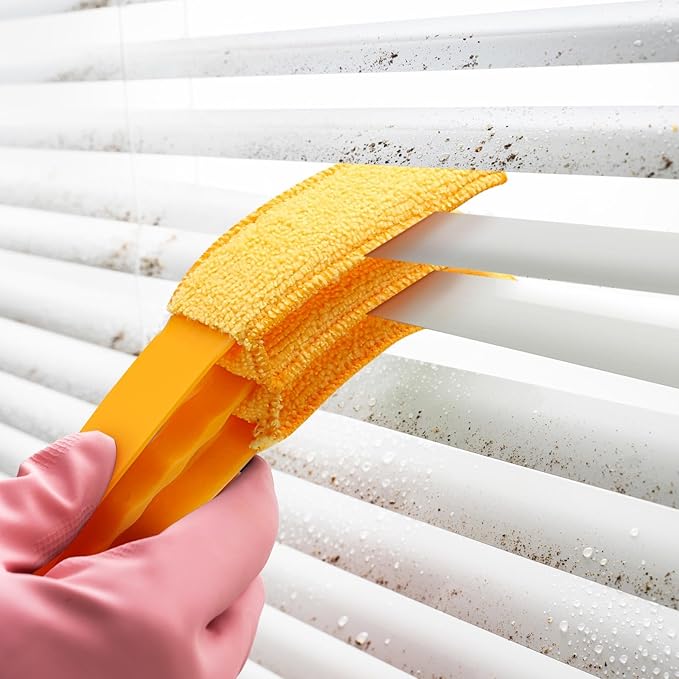 10Pcs Window Blind Cleaner Duster Set, Washable Dusting Cleaner Air Vent Cleaning Tool