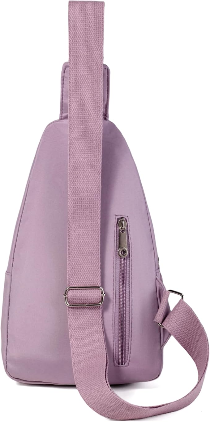 Crossbody Small Sling Backpack Sling Bag for Women, Chest Bag Daypack Fanny Packs Cross Body Bag for Hiking Traveling Outdoors