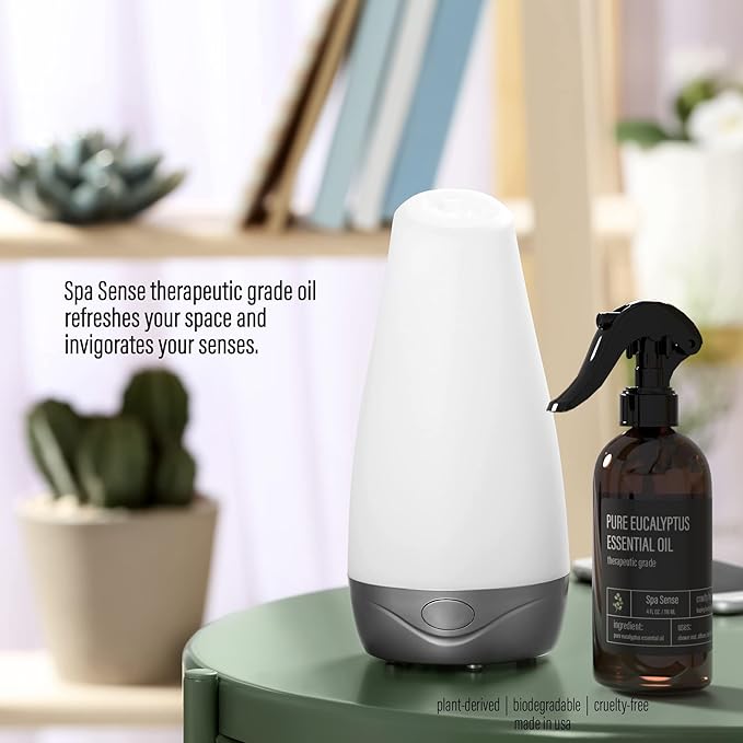 Pure Eucalyptus Oil Shower Mist and Steam Room Spray - Room Spray and Eucalyptus Spray for Shower - Premium Aromatherapy Eucalyptus Essential Oil Spray - 8 Ounce, 2 Pack