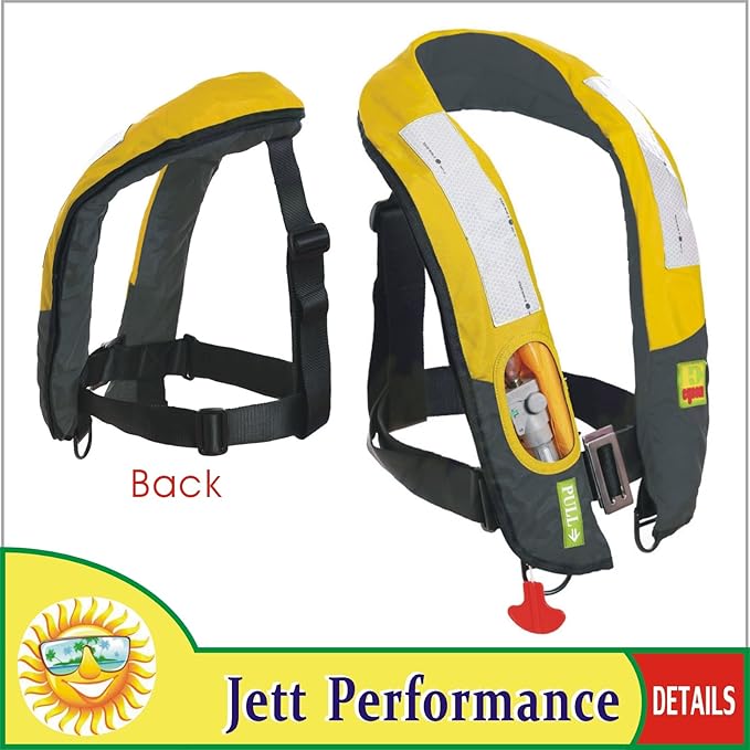 Premium Quality Manual Inflatable Life Jacket Lifejacket PFD Life Vest Highly Visible Inflate Survival Aid Lifesaving PFD New