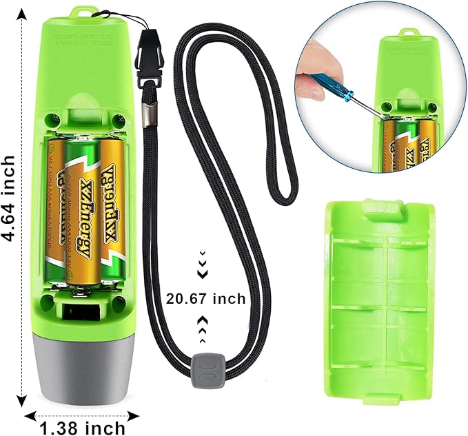 ANIZR Electronic Whistles with Lanyard,Adjustable 3 Tone & 3 High Volume Hand Emergency Whistle Basketball Referee Whistle for Coach,Teacher,Police,Outdoor Camping Boating Hiking(with Battery)
