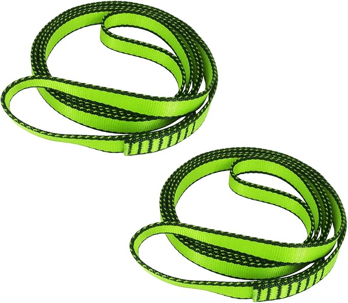 FOSER 18mm Nylon Climbing Sling Runner, 23KN Nylon Rope,Apply to Rock Climbing, Mountaineering, Hiking, Downhill, Emergency Equipment, etc