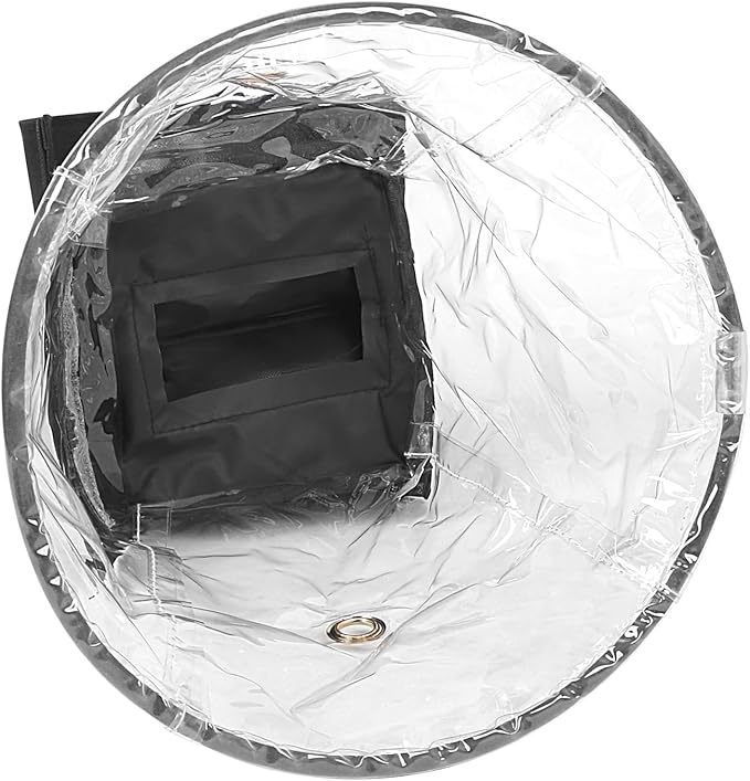 MAD OWL LED Par Light Rain Cover, Waterproof Outdoor Par Light Protection, Weather Shield for Stage Lighting, Hanging Mini LED Light Rainproof and Dustproof Accessories 4Pack transparent