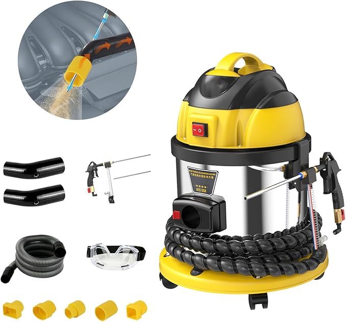 Automotive Engine Intake Pipe Valve Clean Machine Valvetronic System Walnut Powder Sand Carbon Deposits Cleaner Automotive Cleaning Tools Walnut Sand DE-Carbon Cleaner Engine System Cleaners 110/220V